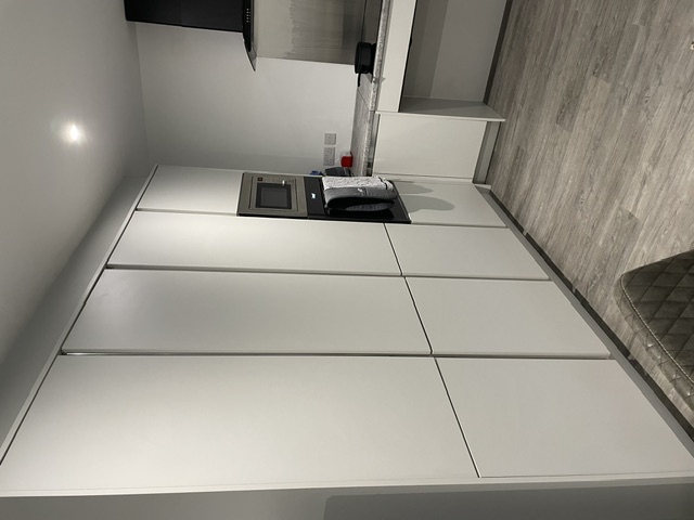 Finlay's newly installed accessible kitchen